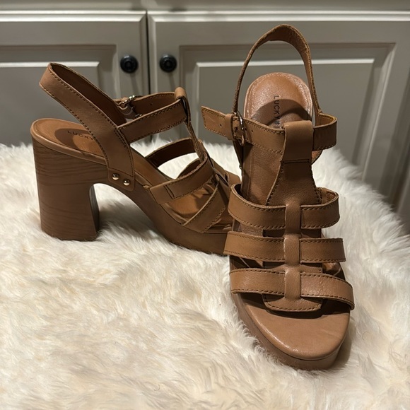 Brand New! Women's Imana Strappy Slingback Platform Dress Sandals - Picture 1 of 5